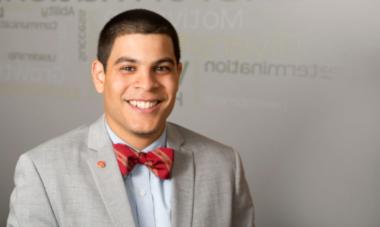 Jose Lopez Figueroa smiling in bowtie